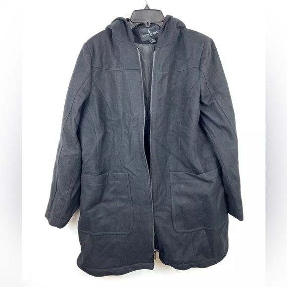 London Fog Jackets & Blazers - London Fog Womens Trench Coat Black Size XL